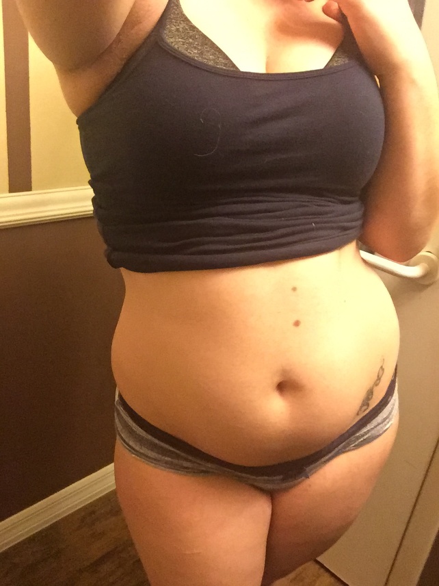 Chubby girlfriend selfie porn