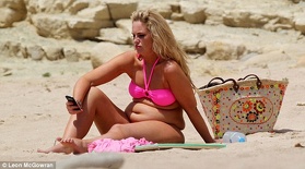The diet starts now Big Brother star Josie Gibson vows lose weight holiday pictures two stone heavier 1