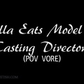 Vore LUDELLA HANN'S FETISH ADVENTURES # LUDELLA EATS MODEL AND CASTING DIRECTOR
