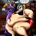The Joker fattens Harley Quinn by Ray-Norr