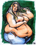 sensual bbw in markers by theamericandream d1s2rwo-fullview