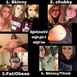 Bigbellylovee919 weight gain &amp; weight loss.
