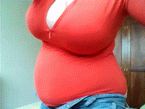 My belly is getting bouncy and really sticking out!