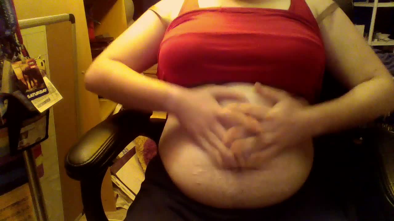 Cute belly play burps