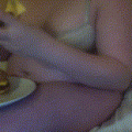 Chubby Girl Eating Cheeseburgers - Bbw - 29