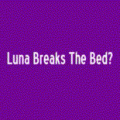 luna in bed