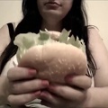 Eating A Burger