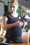 pregnant waitress