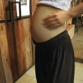 belly after pizza