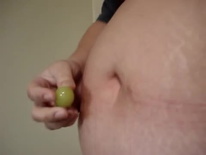 Belly play with food