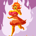 Fanart Pinup Flame Princess