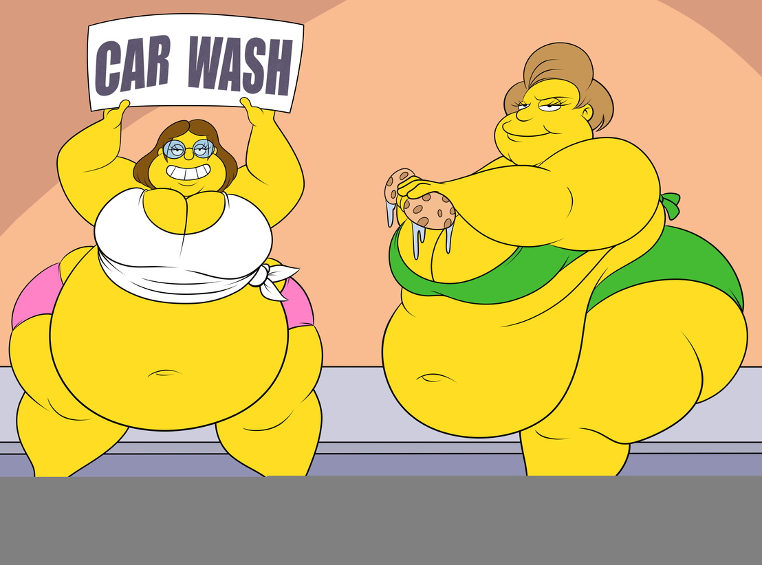 Miss Hoover & Mrs. Krabbapple Car Wahs By TubbyToon.