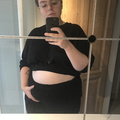 177166757842 who says fat gals cant wear crop tops 1
