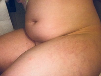 172189433408 a standing view of my full belly and  2
