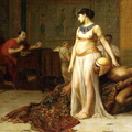 Cleopatra and Caesar by Jean-Leon-Gerome