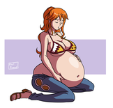 commission   belly belly nami by axel rosered-d5yu045