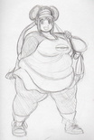 fat pokemon girl by eishiban-d6heyth