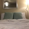 Being huge on my bed-1
