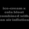 ice cream bloat with air inflation -  Belly inflation - Heceldi