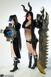 black rock shooter and black gold saw by feywildecosplay-d7jw1qk