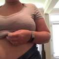 Chubbyginger23 Bloated-and-trying-on-clothes