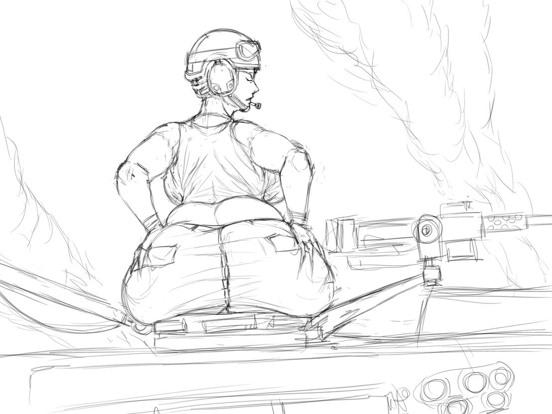 Get Your Ass In The Tank! (Sketch) by FoxFire486_718706505.jpg