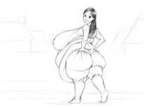 Kiari Struts Her Stuff (Sketch) by FoxFire486 718635558