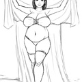 Saucy Sorceress (Sketch) by FoxFire486 711497201