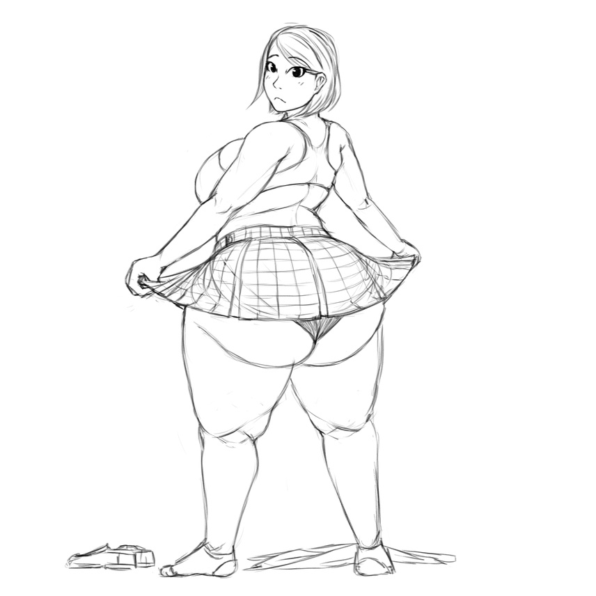 Short Skirt Getting Shorter (Sketch) by FoxFire486_717913331.jpg