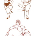 Thicc, Thiccer, and Thiccest (Style Practice) by FoxFire486 730328062