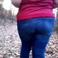 Big Girl walk in the nature