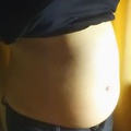 my belly become round and bigger.