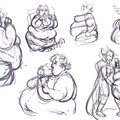 Piggy Pitstop Puddin Sketches