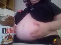 BBW big fat belly love Nutella ????