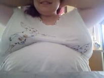 BBW eating watermelon and belly play????
