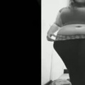 Super thick PAWG pear undressing amateur
