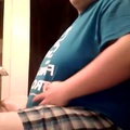Girl Belly eating