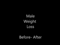 weight loss success of sexy men , before and after