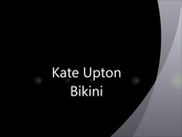 beautiful woman in bikini, Kate Upton, large breasts on famo