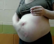 Mother to be and baby belly