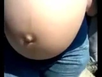 My friend s pregnant belly