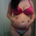 cottoncandi VERY hot fat girl weighs herself