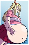 lucy heartfilia round belly by stadla dd138nh