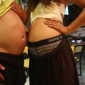 food baby after xmas eve dinner