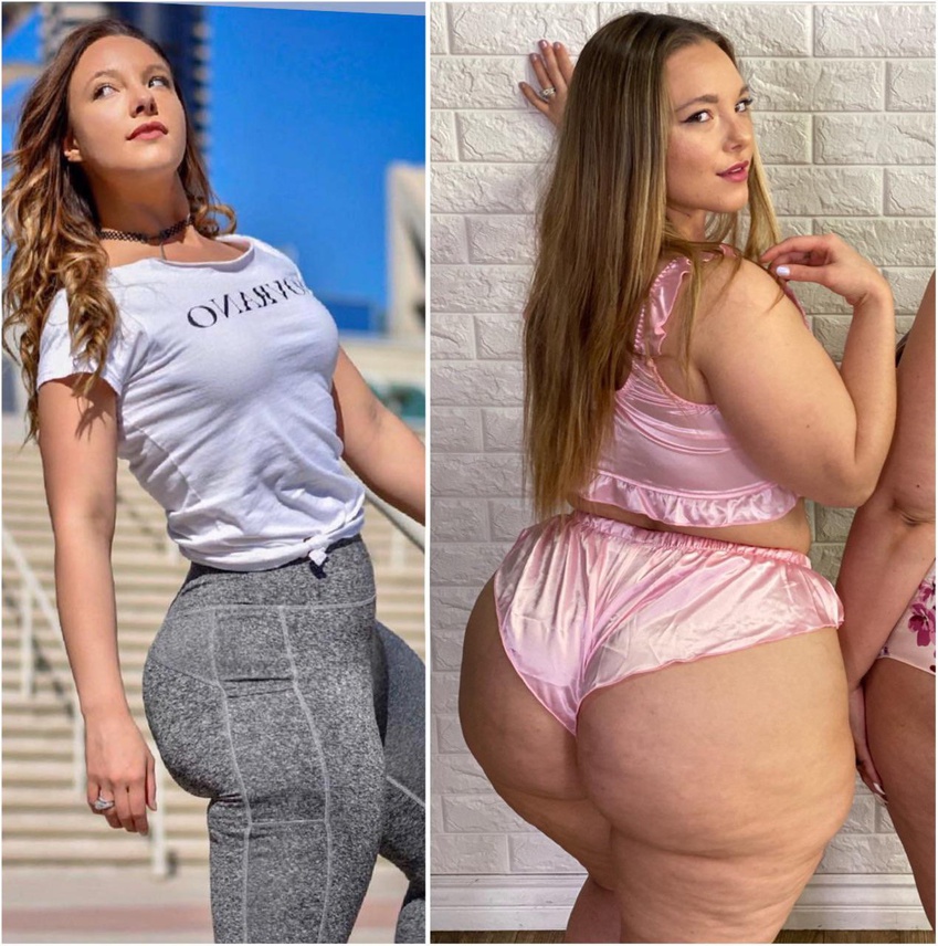 Transen Naturtitten Schwarz Gangbang