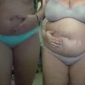 Nothing Fits Anymore 100 Pound Weight Gain Side by Side (Short)