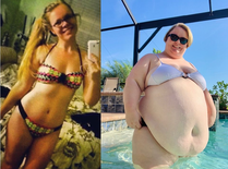 thatfatstonerbabe - before and after