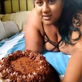 stuffing chocolate cake