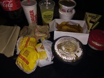 25 - Another fast food Smorgasbord for dinner tonight...