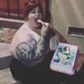 WATCH Tess Holliday Trolls Her Haters by Eating a Cake Repli (2019)
